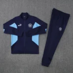 Manchester City Training Kit (jacket+Pants) Royal blue 2025-26 - Image 3