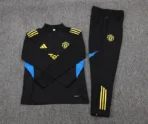 Manchester United Training Kit (sweatshirt+Pants) Black 2025-26 - Image 3