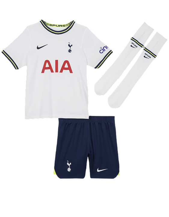02_LKH22-00002-PhotoRoom.png 22/23 Kids Tottenham Hotspur Home Kit - Image 1