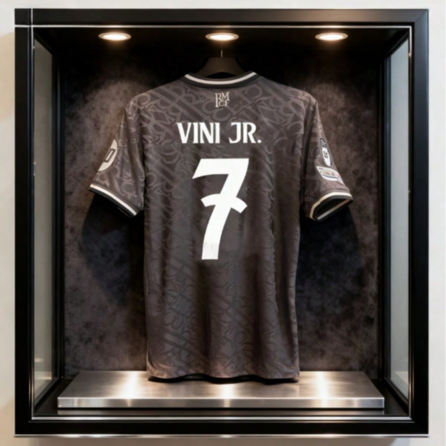 1764571500b7fe7aa1a0cea74d3fbf7d11bbe1a17b_thumbnail.jpg Season 224-25 Second Away Fan Football Jersey No. 7 Football Jersey Holiday Party - Image 1