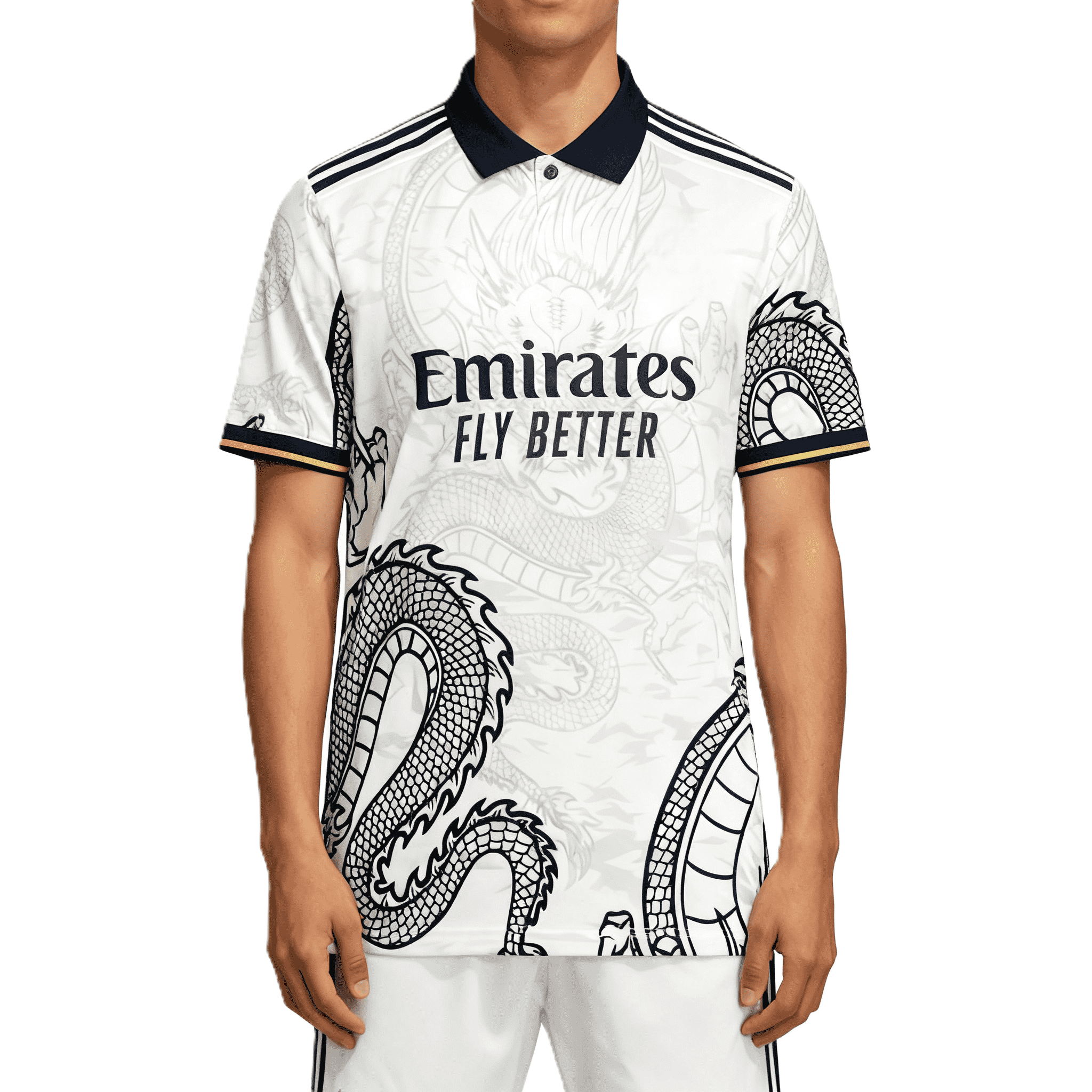 176466615860d5c89eae9b6799386b321f028cfe35_thumbnail.png The New Special Commemorative White Dragon Short-Sleeved Football Jersey For 2023 And 2024 - Image 1