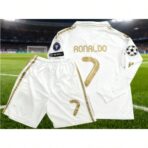 Children's Long Sleeve Set 11-12 Season Gold Stripe High Quality Soft And Comfortable Fabric - Image 2