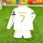Children's Long Sleeve Set 11-12 Season Gold Stripe High Quality Soft And Comfortable Fabric