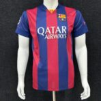 1415 Barcelona Home Jersey Football Top Neyma.R JR 11 Short Sleeves Barca Retro Soccer Jersey - Image 3