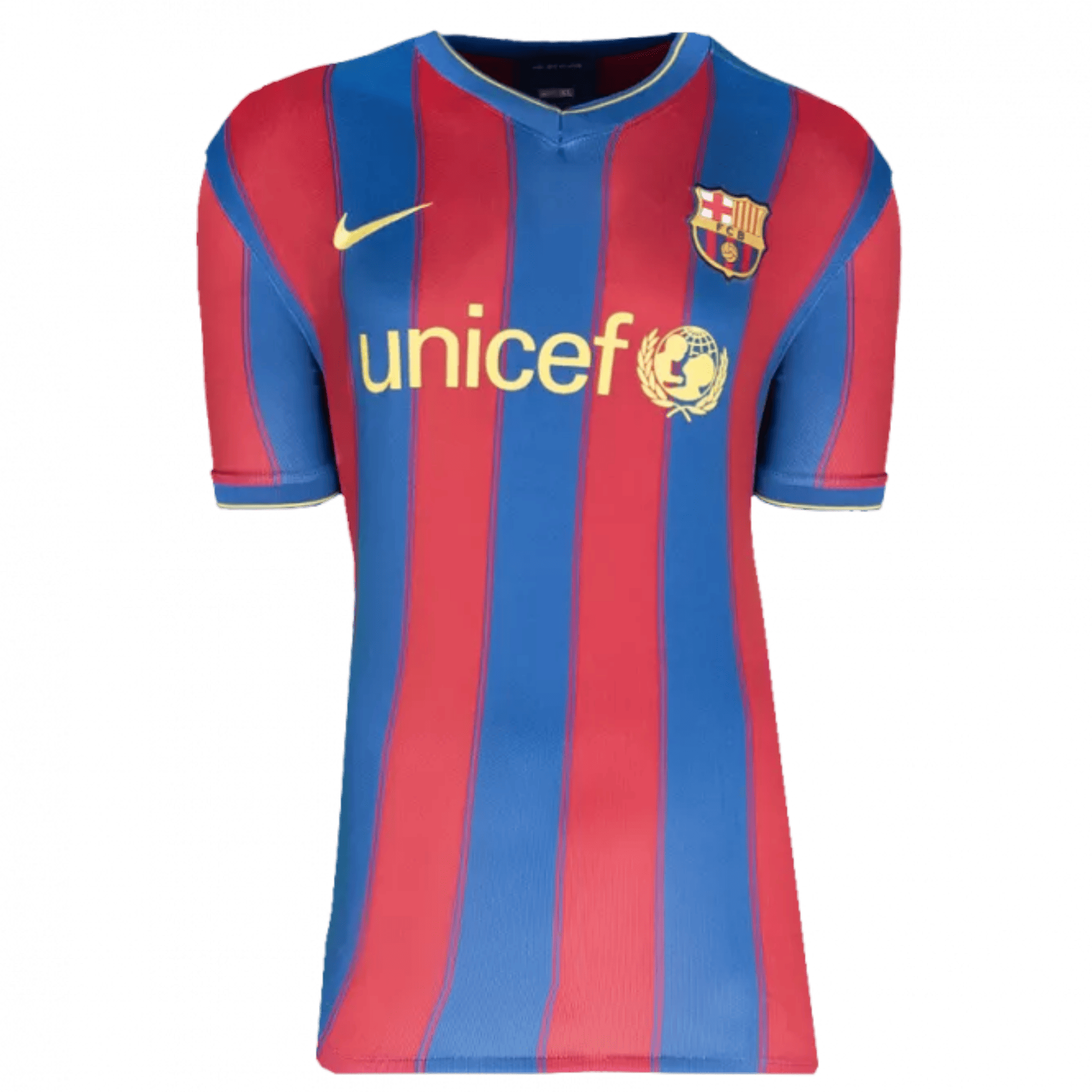 194.png 09/10 Barcelona Home Retro Jersey - Image 1