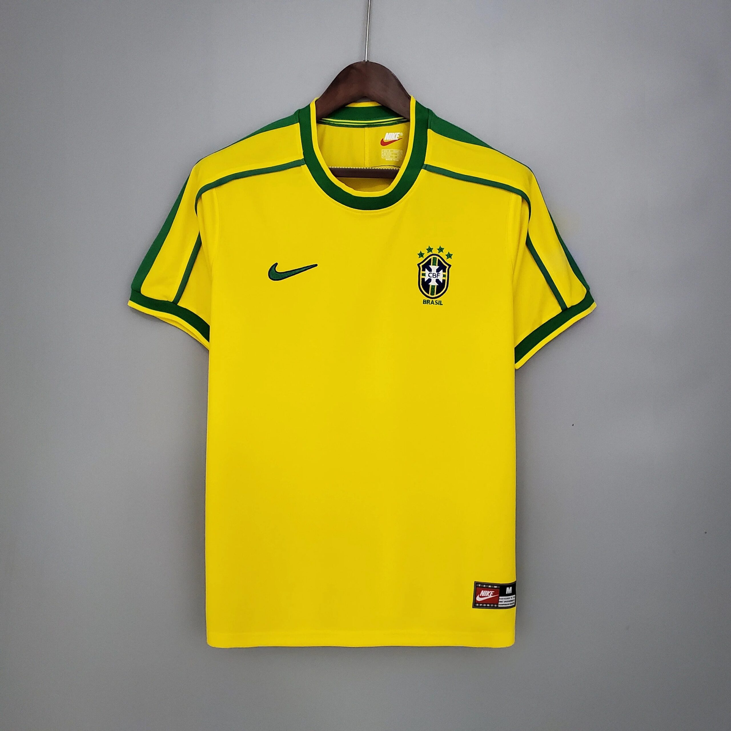 1998年巴西主场球衣 (1) 1998 Brazil home shirt - Image 1