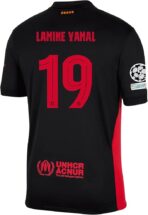 Black Soccer Jersey Lamine Yamal 19 Player Version Slim Fit - Image 3