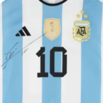 Lionel Messi Argentina National Team Autographed 2024 adidas Replica Jersey - Front Signed - World Cup Champions Patch - Fanatics Authentic Certified - Soccer Memorabilia - Image 3