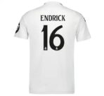 2425 Men's fan home jersey - White ENDRICK No.16 - Image 2