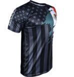 Fury Mexico and USA Flag Mix Soccer Jersey.Mexico Shirt black - Image 2