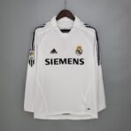 Real Madrid 2005-2006 home long-sleeved shirt