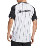 25/26 Men's Juventus Short-Sleeved Baseball Shirt Football Jersey Stripes White - Image 5