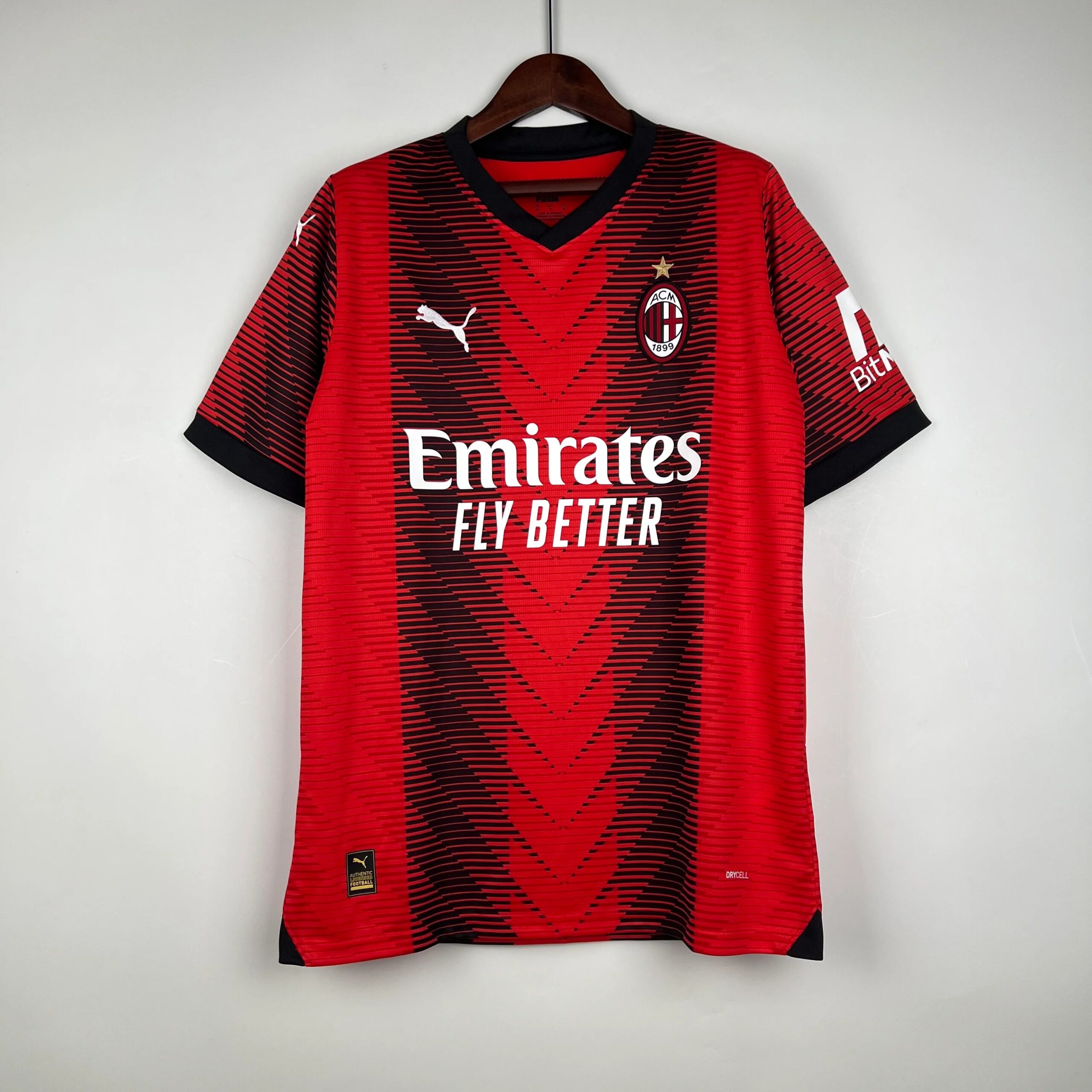 AC米兰 2023-2024 主场球衣 AC Milan 2023-2024 Home Shirt - Image 1
