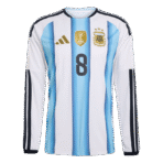 Enzo Fernandez 2026 Argentina Long Sleeve Home Jersey - Image 2
