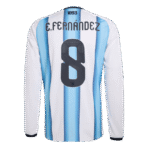 Enzo Fernandez 2026 Argentina Long Sleeve Home Jersey