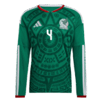 Edson Alvarez 2026 Mexico Long Sleeve Home Jersey - Image 2