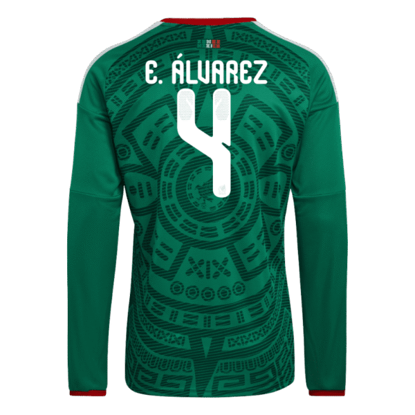 Edson Alvarez 2026 Mexico Long Sleeve Home Jersey