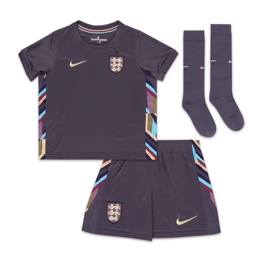 Image-159.jpg 24/25 Kids England Away Kit - Image 1