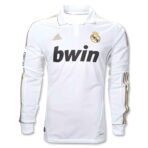 11/12 Real Madrid Long Sleeve Home Retro Jersey