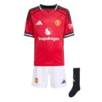 25/26 Kids Man U Home Kit