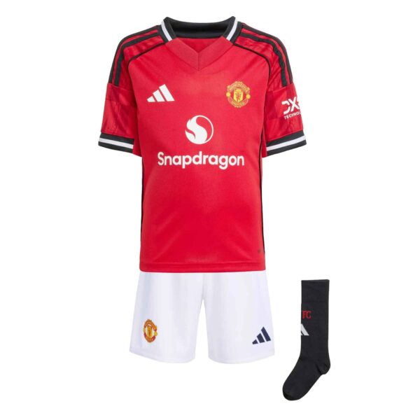 25/26 Kids Man U Home Kit