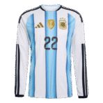 Lautaro Martinez 2026 Argentina Long Sleeve Home Jersey - Image 2