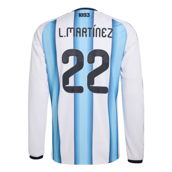 Lautaro Martinez 2026 Argentina Long Sleeve Home Jersey