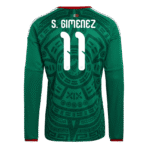 Santiago Gimenez 2026 Mexico Long Sleeve Home Jersey