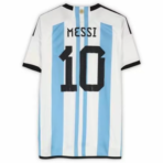 Lionel Messi Argentina National Team Autographed 2024 adidas Replica Jersey - Front Signed - World Cup Champions Patch - Fanatics Authentic Certified - Soccer Memorabilia - Image 4
