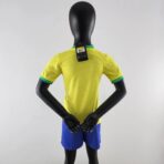 Brazil Home Shirt 2022 (Kids) - Image 2
