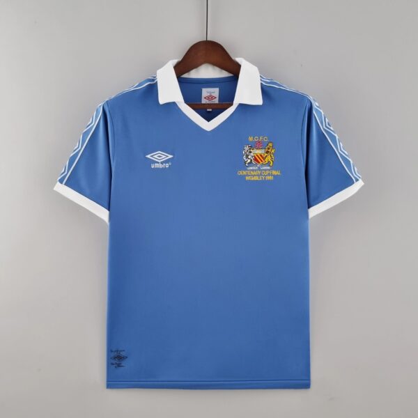 Manchester City's home shirt for the 1981-1982 season