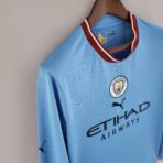 Manchester City home long-sleeved shirt for the 2022-2023 season - Image 2