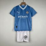 Manchester City Home Shirt 2023-2024 Season (Kids)
