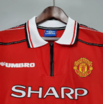 Manchester United 1998 - 1999 home long-sleeved shirt - Image 2