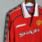 Manchester United 1998 - 1999 home long-sleeved shirt - Image 7