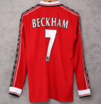 Manchester United 1998 - 1999 home long-sleeved shirt - Image 6