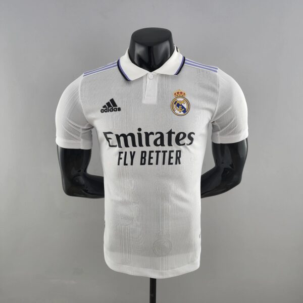 Real Madrid home shirts for the 2022 - 2023 season