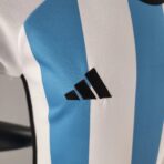 Argentina Men's Football Team 2022 Season Home Shirt (Children's Version) - Image 4