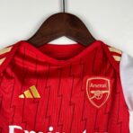  Arsenal 2023-2024 Home Baby Shirt - Image 5